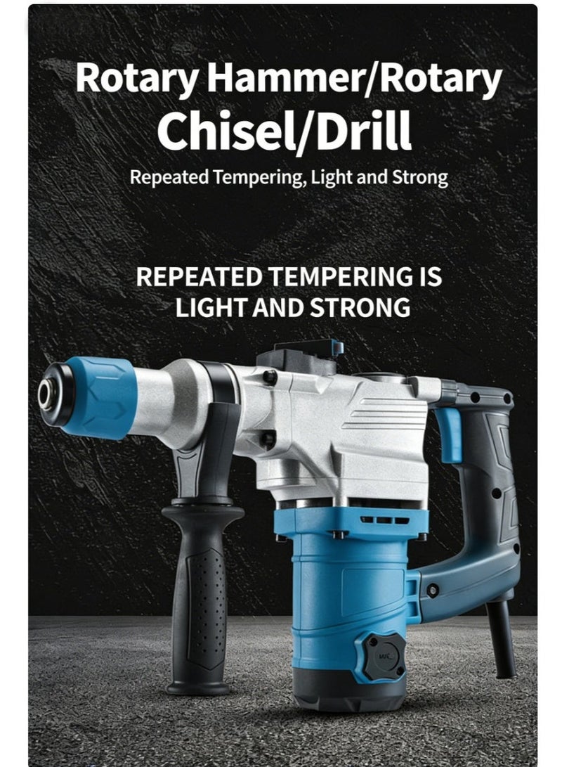 AOTUO Heavy Duty Rotary Hammer Drill 2300W Impact Drill Demolition Hammer for Concrete Wall Grooving Multi-Function Electric Hammer for Home Industrial Mixing - Image 5